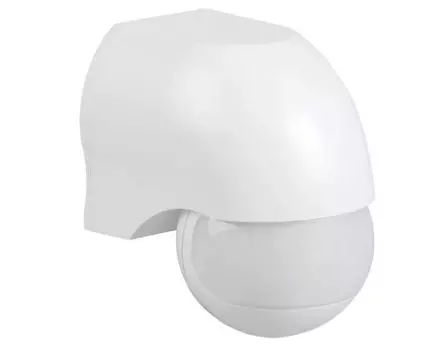 Датчик движения IEK LDD10-010-1100-001 ДД 010 1100Вт угол. обз. 180град. IP44 бел.