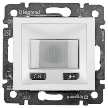 Датчик движения Legrand 774229 Valena CLASSIC - ИК двухпроводный без N, 240Вт, с возможностью ручного управления, елый