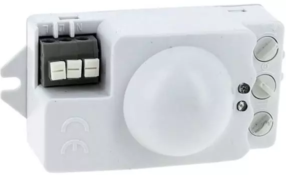 Датчик движения микроволновый EKF dd-mw-700 белый 1200Вт 360гр. до 10м IP20 MW-700