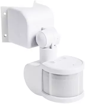 Датчик движения Rexant 11-9204 угловой ДДУ 01, 270°, 1200 Вт, 10-2000 Лк, 2-12 м,10-420 сек. IP44 REXANT