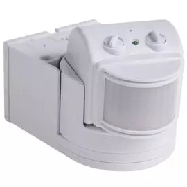 Датчик движения Rexant 11-9212 настенный ДДС 04, 180°, 1200 Вт,10-2000 Лк, 12 м, 10-420 сек. IP44