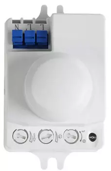 Датчик движения Rexant 11-9218 настенно-потолочный микроволновый ДДНПМ 01, 180°/360, 1200 Вт, 10-2000 Лк, 3-10 м, 10-900 сек. 5,8 ГГц