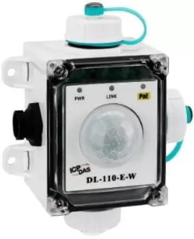 Датчик ICP DAS DL-110-E-W CR Remote Illuminance/Temperature/Humidity/Dew Point Data Logger Module with Ethernet/RS-485 Inter face and PoE (White Cover