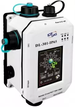Датчик ICP DAS DL-301-IP65 CR Remote CO/Temperature/Humidity/Dew Point Data Logger with Ethernet/RS-485, PoE (RoHS)