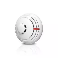 Датчик SATEL MSD-300 дымо-тепловой, беспроводный, EN 54-7 и EN 54-5, порог срабатывания термоэлемента t° от 54°С до 65°С, на 433 МГц, дальность до 200