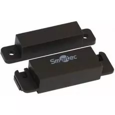 Датчик Smartec ST-DM121NC-BR магнитоконтактный, НЗ, коричневый, накладной для деревянных дверей, под винт, зазор 25 мм