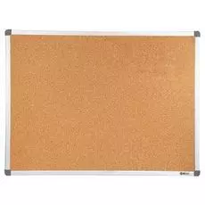 Демонстрационная доска Cactus CS-CBD-45X60 пробковая, 45x60см, алюминиевая рама, коричневый