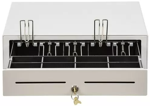 Денежный ящик АТОЛ CD-410-W АТОЛ 38719 белый, 410*415*100, 24V