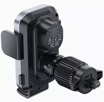 Держатель автомобильный ACEFAST D52 с беспроводной зарядкой с электрическим зажимом на вентиляционную решетку Wireless Charging Car Holder With Electr