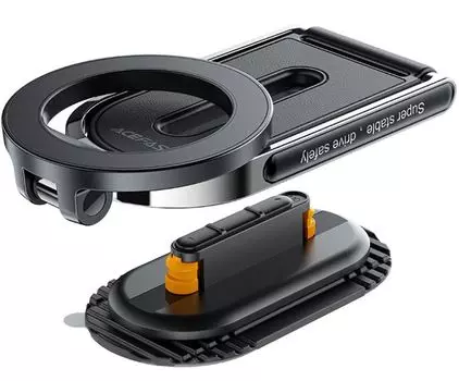 Держатель автомобильный ACEFAST D54 магнитный на приборную панель Magnetic Car Holder For Dashboard. Цвет: черный