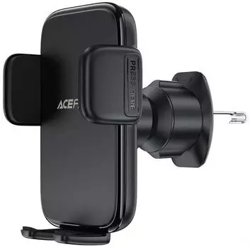 Держатель автомобильный для телефонов ACEFAST D27 в автомобиль Press type car holder for air vent. Цвет: черный