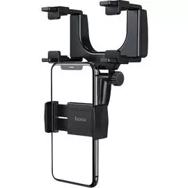 Держатель автомобильный Hoco RH5 УТ000022666 для смартфона, крепление на внутрисалонное зеркало, черный