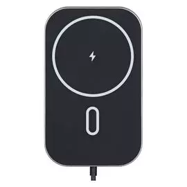 Держатель автомобильный TFN TFN-QI18 встроенное беспроводное зарядное устройство, MagAero Car 15W black