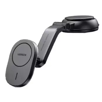 Держатель автомобильный UGREEN CD345 магнитный с функцией зарядного устройства. Цвет: черный