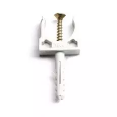 Держатель DKC 51316 с защелкой и дюбелем, д.16мм, "Express"