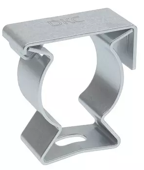 Держатель DKC 6044-A20 с крышкой д.20 мм, оцинкованная сталь, "Cosmec" (кор/100 шт)