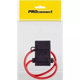 Держатель PROconnect 16-0421-9 предохранителя тип вилочный, черный, 1 шт., пакет БОПП