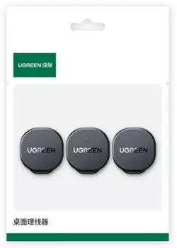Держатель UGREEN LP886 45797_ магнитный для кабелей, цвет: черный