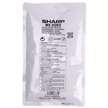 Девелопер Sharp MX-312GV для AR-6020D/6023D/AR-6020NR/6023NR/6026NR/6031NR/AR-5726/5731/MX-M260/M264/M310/M314/M354 ориг