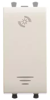 Диммер DKC 4405341 кнопочный модульный для LED ламп, "Ванильная дымка", 1 модуль, "Avanti"