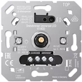 Диммер Jung 1731DD роторный универсальный LED