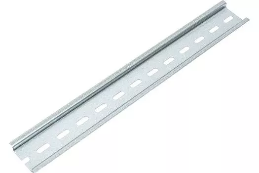 DIN-рейка Rexant 12-8025 25см перфорированная оцинкованная