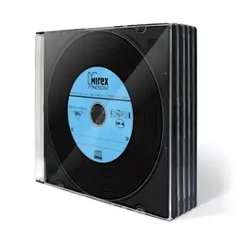 Диск CD-R Mirex 203056 700 Mb, 52х, дизайн "Maestro", Slim Case, 5шт