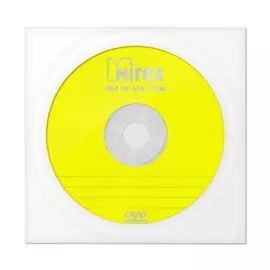 Диск DVD-R Mirex 205111 4.7 Gb, 16x, бум.конверт, 1шт