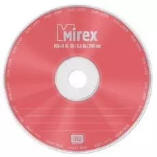 Диск DVD+R Mirex UL130062A8S Mirex 204190 8.5 Gb, 8x, Slim Case (1 шт), Dual Layer (1/50)