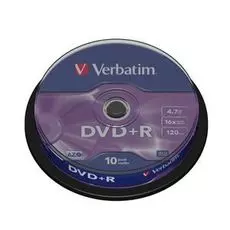 Диск DVD+R Verbatim 43498