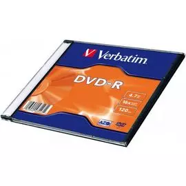 Диск DVD-R Verbatim 43547 4.7Gb 16x Slim case (20шт)
