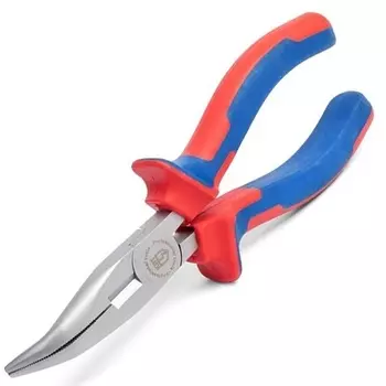 Длинногубцы КВТ 77424 изогнутые 160 мм серия МАСТЕР