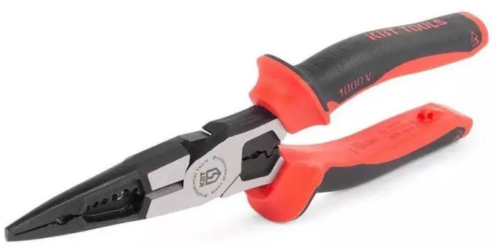 Длинногубцы КВТ 87298 многофункциональные диэлектрические 200 мм серия СТАНДАРТ