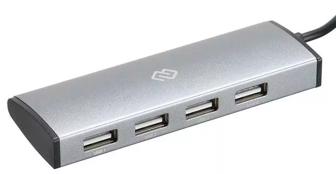 Док-станция Digma DHUB-4USB-C-2.0 4порт. черный