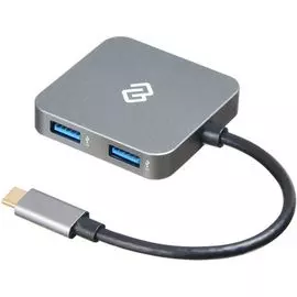 Док-станция Digma DS-741UC_GS 6 портов - HDMI (4K 30Hz, FULL HD 60Hz), 2xUSB 3.0, PD 3.0 USB-C 60W, MicroSD, SD)