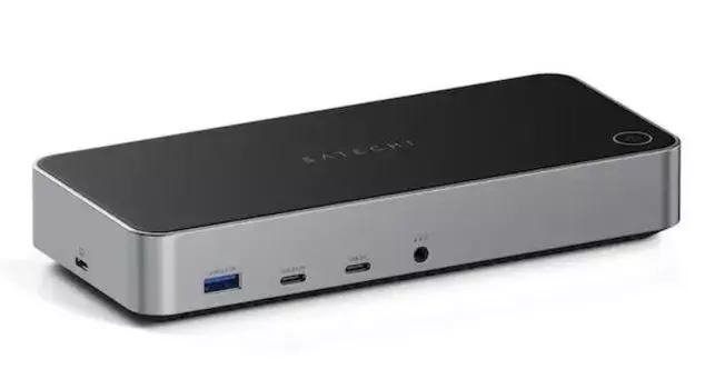 Док-станция Satechi ST-D4KTM-EU Triple 4K Display Docking Station, серый космос