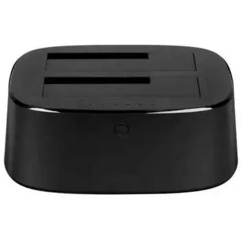 Док-станция UGREEN CM198 50857_ для двух жестких дисков, USB 3.0 to SATA Dual-Bay Hard Drive Docking Station EU, черная