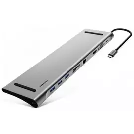 Док-станция Vention USB Type C 10 в 1 (CMCHB) (УЦЕНЕННЫЙ) Б/У, НЕКОНДИЦИЯ, гарантия магазина 1 месяц