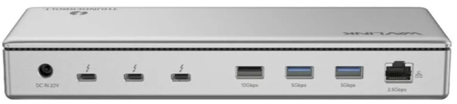 Док-станция WAVLINK WL-UTD43 Pro Thunderbolt 4 Dual Display/98W Power Delivery Include 20V/11.5A Power Adapter/4xUSB3.0/3xThunderbolt 4/2xDP 4K 60HZ/2