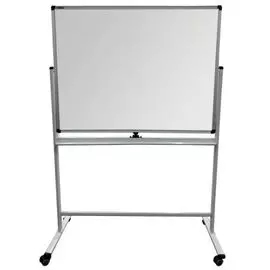 Доска BRAUBERG 236852 для мела/магнитно-маркерная, на стенде 90х120 см, 2-сторонняя, зеленая/белая