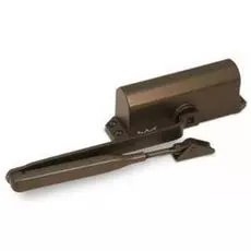 Доводчик Dorma TS-77 EN3 для дверей весом до 70 кг, двухскоростной, установочный размер 165х19 мм, -15..+40 °С (коричневый)