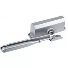 Доводчик Dorma TS-77 EN3 для дверей весом до 70 кг, двухскоростной, установочный размер 165х19 мм, -15..+40 °С (серый)