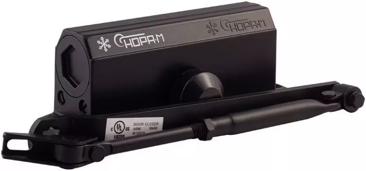 Доводчик НОРА-М 3S дверной мал. морозостойкий - Черный