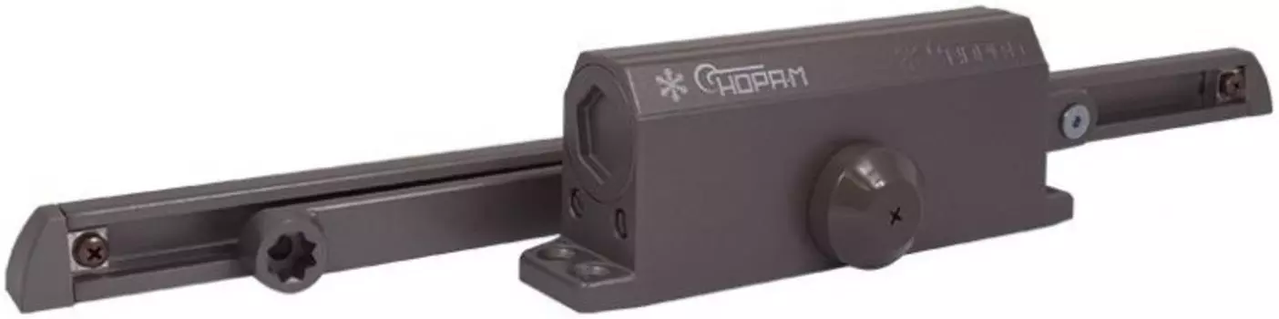 Доводчик НОРА-М 3S Slider дверной морозостойкий - Графит