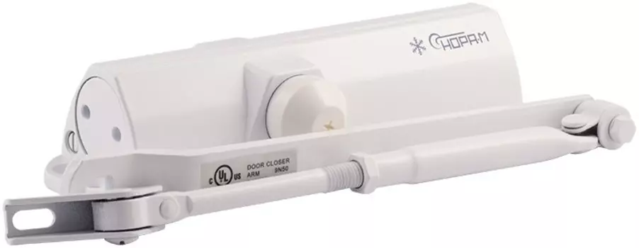 Доводчик НОРА-М 4ST дверной морозостойкий - Белый