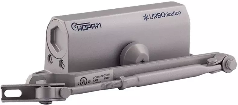 Доводчик НОРА-М 520 URBOnization дверной морозостойкий - Серый