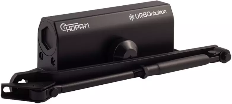 Доводчик НОРА-М 540 URBOnization дверной морозостойкий - Черный