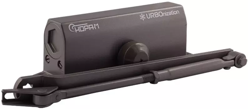 Доводчик НОРА-М 540 URBOnization дверной морозостойкий - Графит (бронза)