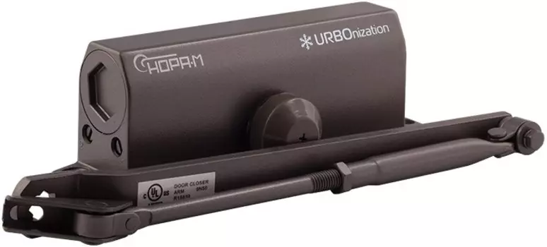 Доводчик НОРА-М 550 URBOnization дверной морозостойкий - Графит