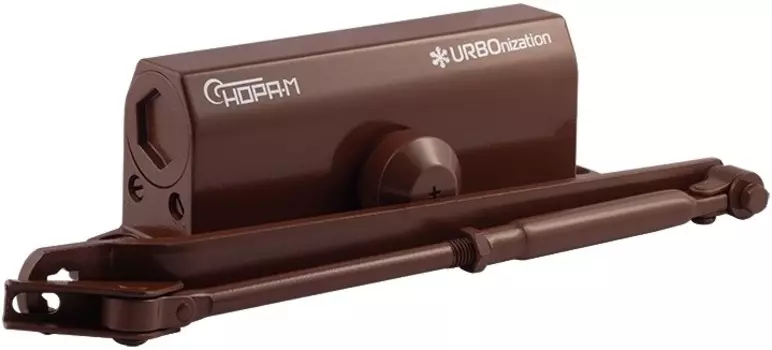 Доводчик НОРА-М 550 URBOnization дверной морозостойкий - Коричневый